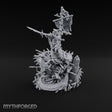 Tattered Banner Sword Thrusting Mutated Undead Pirate Captain Miniature for Dungeons and Dragons, Pathfinder or other TTRPGs