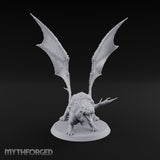 Tongue Tasting the Thunder Wyvern Monster