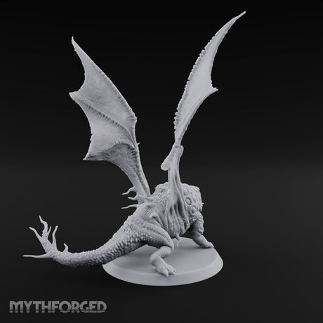 Tongue Tasting the Thunder Wyvern Monster
