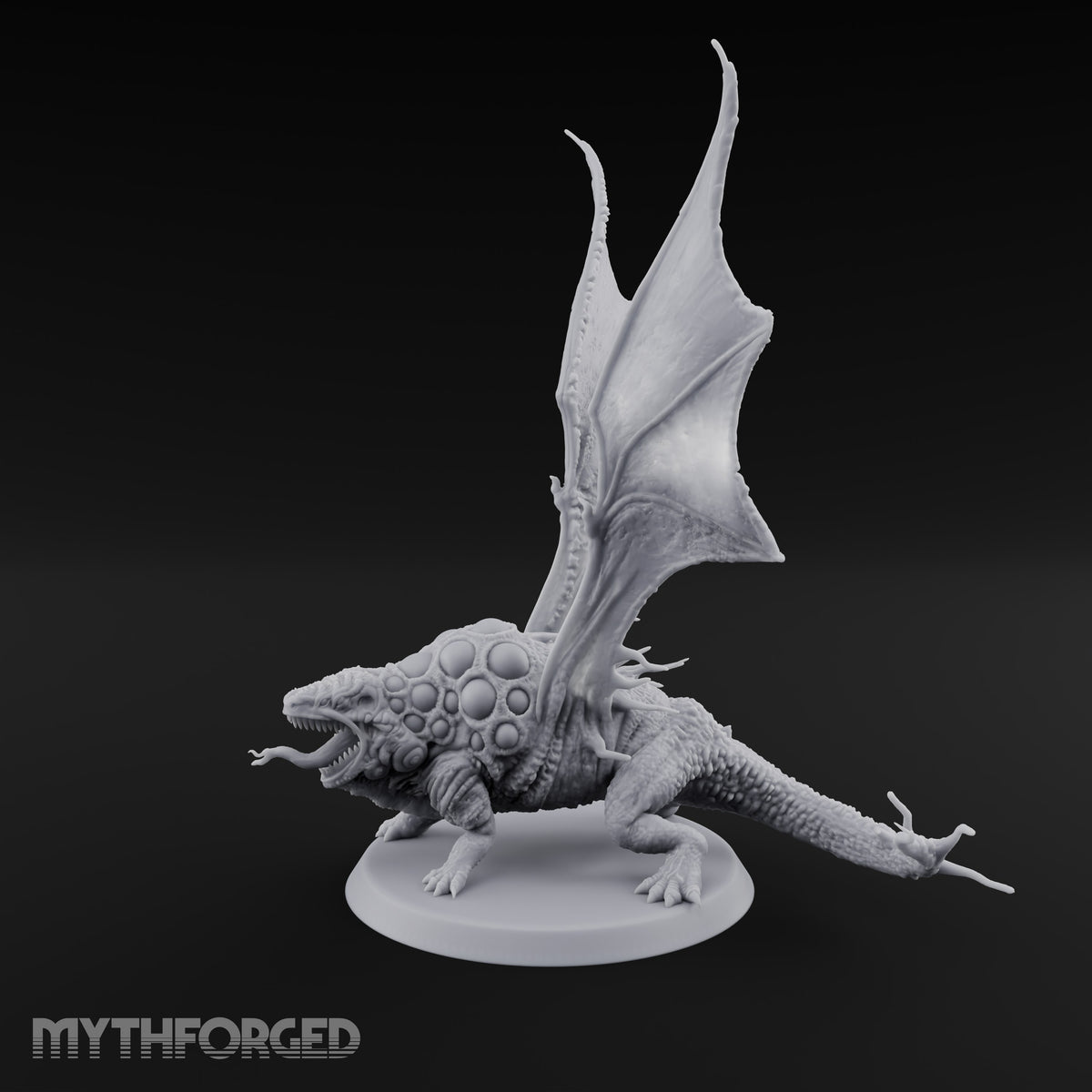 Tongue Tasting the Thunder Wyvern Monster