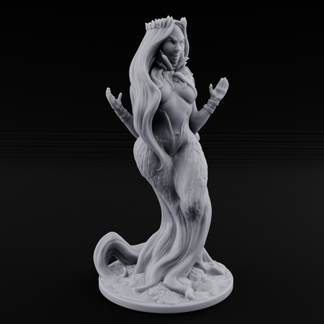 Come Hither Dryad Temptress Miniature for Dungeons and Dragons, Pathfinder or other TTRPGs