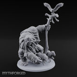 Tending The Flock Cyclops Shepherd Miniature for Dungeons and Dragons, Pathfinder or other TTRPGs