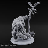 Tending The Flock Cyclops Shepherd Miniature for Dungeons and Dragons, Pathfinder or other TTRPGs