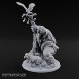 Tending The Flock Cyclops Shepherd Miniature for Dungeons and Dragons, Pathfinder or other TTRPGs