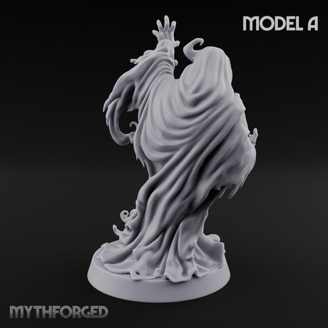 Tendrils Lashing Flinching Spectre A Miniature for Dungeons and Dragons, Pathfinder or other TTRPGs