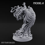 Tendrils Lashing Flinching Spectre A Miniature for Dungeons and Dragons, Pathfinder or other TTRPGs