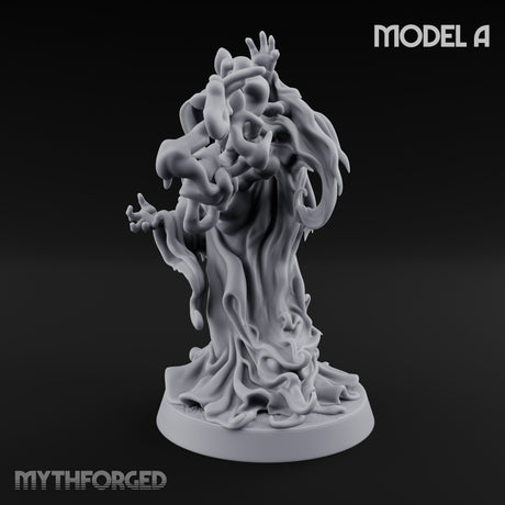 Tendrils Lashing Flinching Spectre A Miniature for Dungeons and Dragons, Pathfinder or other TTRPGs