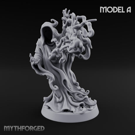 Tendrils Lashing Flinching Spectre A Miniature for Dungeons and Dragons, Pathfinder or other TTRPGs