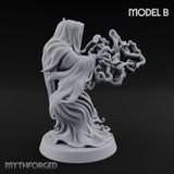 Tendrils Lashing Flinching Spectre B Miniature for Dungeons and Dragons, Pathfinder or other TTRPGs