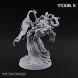 Tendrils Lashing Flinching Spectre B Miniature for Dungeons and Dragons, Pathfinder or other TTRPGs