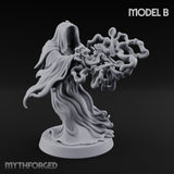 Tendrils Lashing Flinching Spectre B Miniature for Dungeons and Dragons, Pathfinder or other TTRPGs
