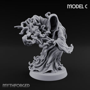 Tendrils Lashing Flinching Spectre C Miniature for Dungeons and Dragons, Pathfinder or other TTRPGs