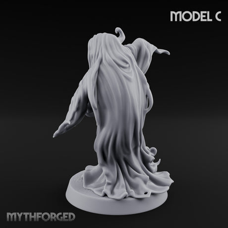 Tendrils Lashing Flinching Spectre C Miniature for Dungeons and Dragons, Pathfinder or other TTRPGs