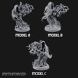 Tendrils Lashing Flinching Spectres Miniature for Dungeons and Dragons, Pathfinder or other TTRPGs