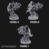 Tendrils Lashing Flinching Spectres Miniature for Dungeons and Dragons, Pathfinder or other TTRPGs