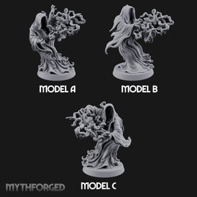 Tendrils Lashing Flinching Spectres Miniature for Dungeons and Dragons, Pathfinder or other TTRPGs