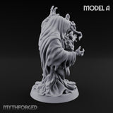 Tendrils Lashing Flinching Spectres Miniature for Dungeons and Dragons, Pathfinder or other TTRPGs