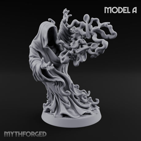 Tendrils Lashing Flinching Spectres Miniature for Dungeons and Dragons, Pathfinder or other TTRPGs