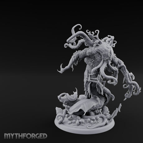 Tentacle Flailing Eye Bulging Ocean Void Scion Miniature for Dungeons and Dragons, Pathfinder or other TTRPGs