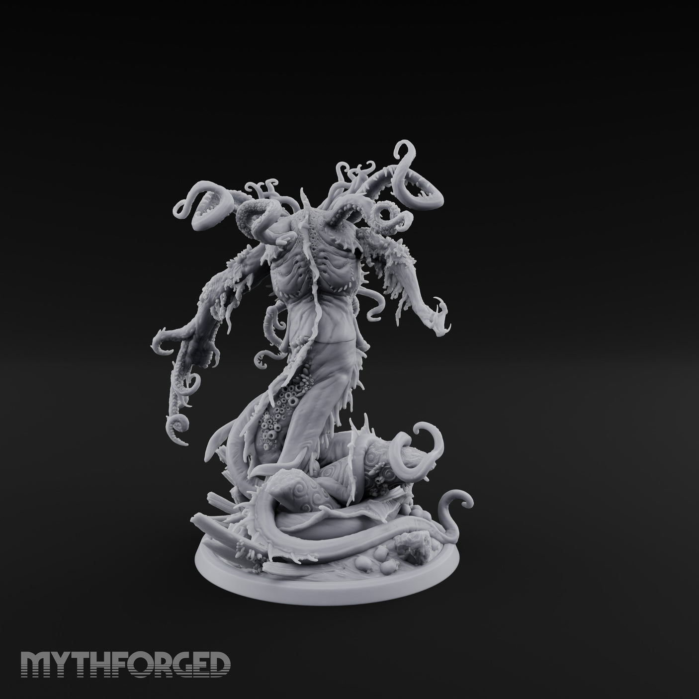 Tentacle Flailing Eye Bulging Ocean Void Scion Miniature for Dungeons and Dragons, Pathfinder or other TTRPGs