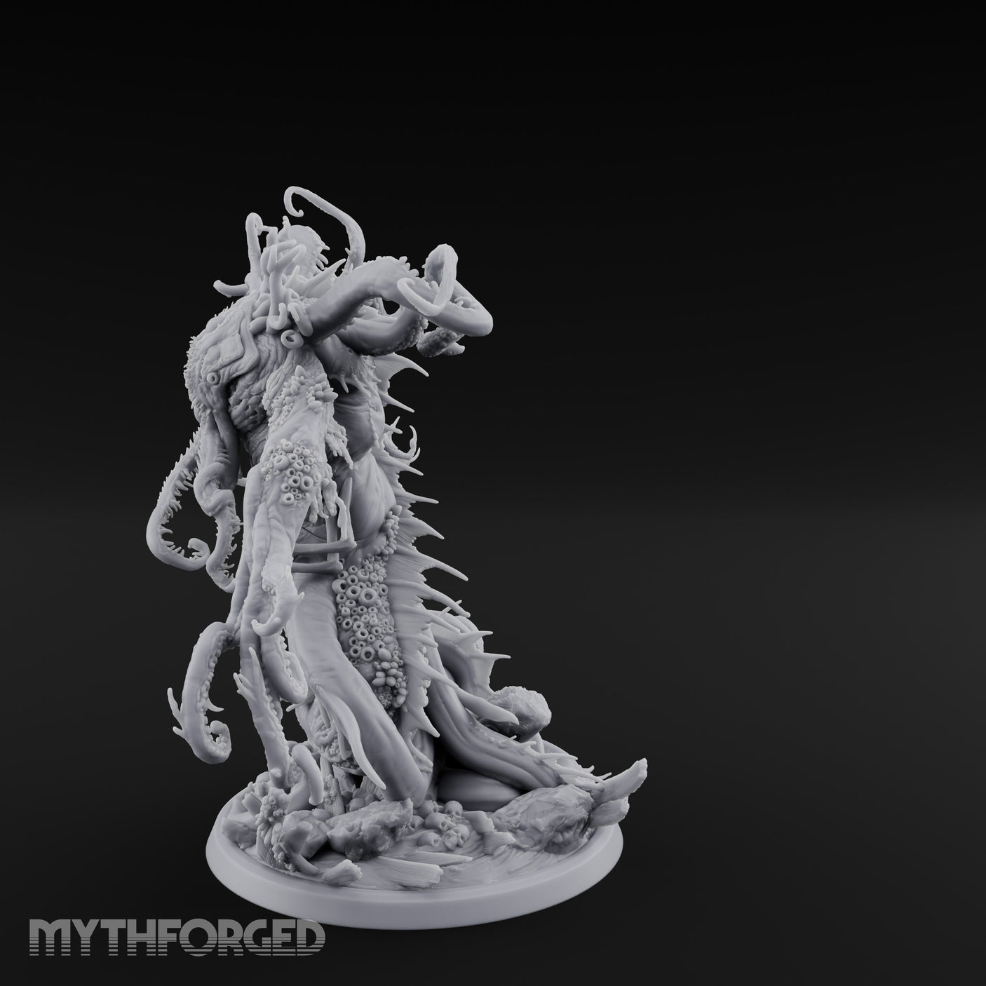 Tentacle Flailing Eye Bulging Ocean Void Scion Miniature for Dungeons and Dragons, Pathfinder or other TTRPGs