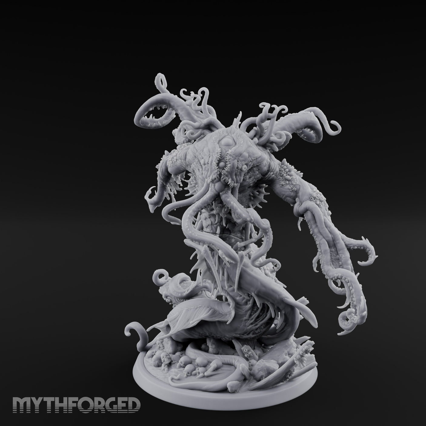 Tentacle Flailing Eye Bulging Ocean Void Scion Miniature for Dungeons and Dragons, Pathfinder or other TTRPGs