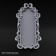 Tentacle-Framed Gothic-Arched Floor Mirror Miniature for Dungeons and Dragons, Pathfinder or other TTRPGs