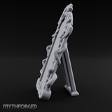 Tentacle-Framed Gothic-Arched Floor Mirror Miniature for Dungeons and Dragons, Pathfinder or other TTRPGs