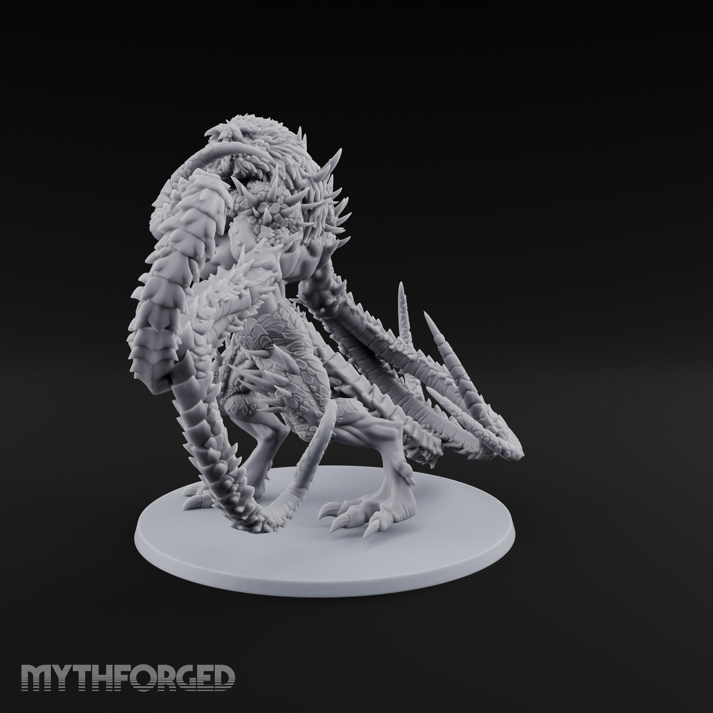 Tentacle Lashing Demogorgon Miniature for Dungeons and Dragons, Pathfinder or other TTRPGs