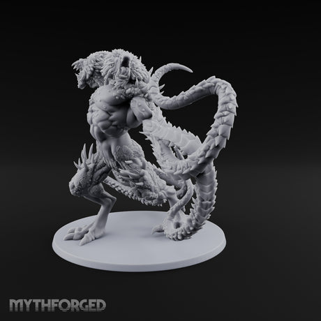 Tentacle Lashing Demogorgon Miniature for Dungeons and Dragons, Pathfinder or other TTRPGs