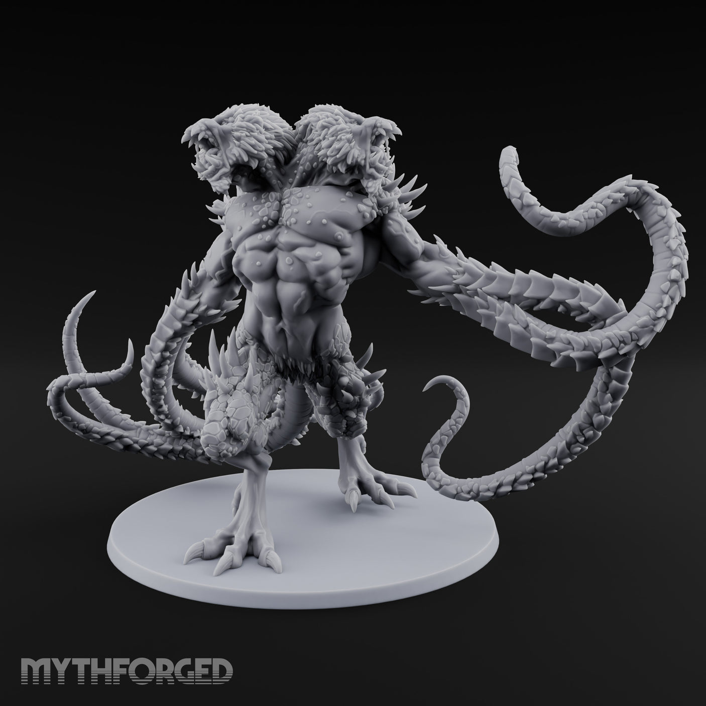 Tentacle Lashing Demogorgon Miniature for Dungeons and Dragons, Pathfinder or other TTRPGs