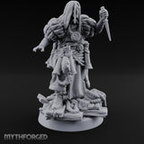 Tentacle Lashing Lantern Raising Cultist B Miniature for Dungeons and Dragons, Pathfinder or other TTRPGs