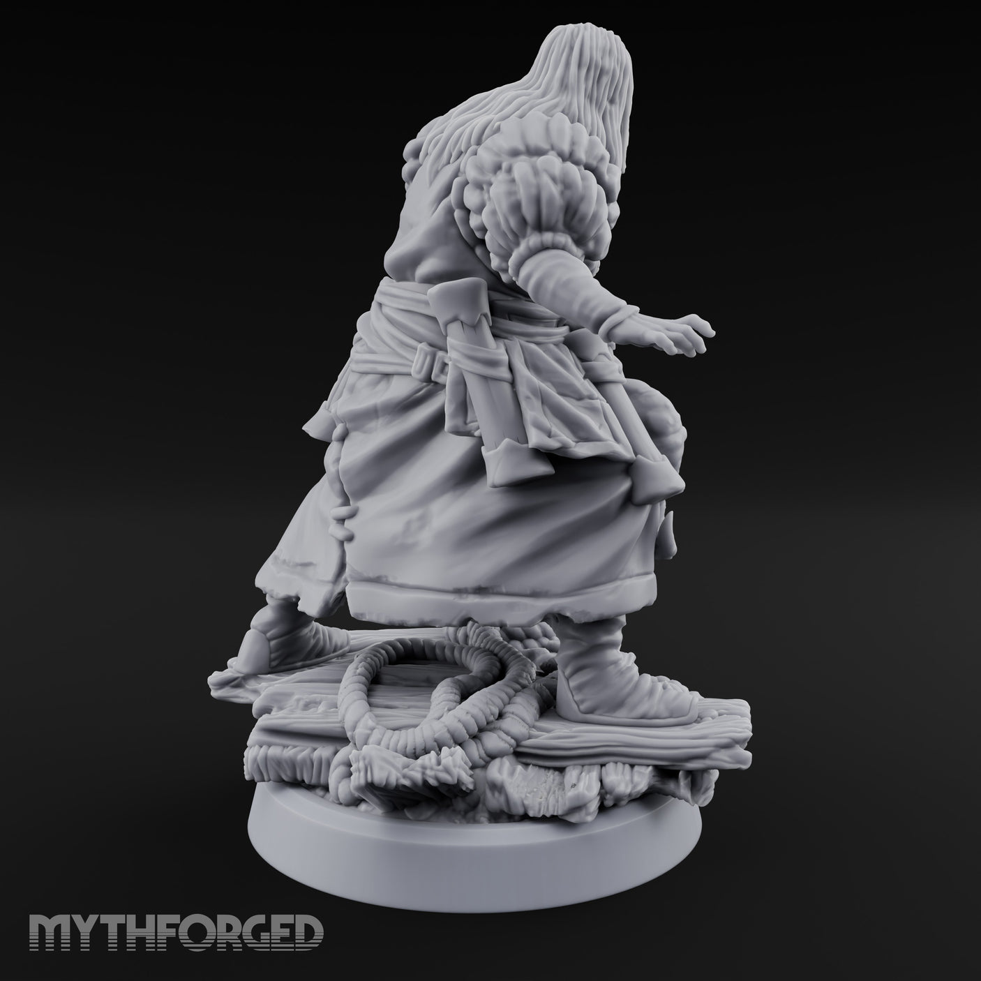 Tentacle Lashing Lantern Raising Cultist B Miniature for Dungeons and Dragons, Pathfinder or other TTRPGs