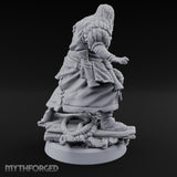 Tentacle Lashing Lantern Raising Cultist B Miniature for Dungeons and Dragons, Pathfinder or other TTRPGs
