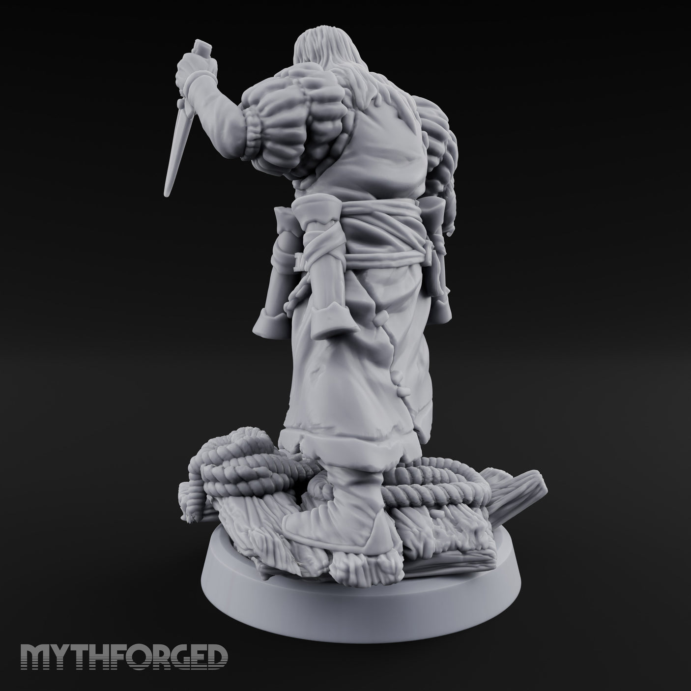 Tentacle Lashing Lantern Raising Cultist B Miniature for Dungeons and Dragons, Pathfinder or other TTRPGs