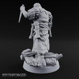 Tentacle Lashing Lantern Raising Cultist B Miniature for Dungeons and Dragons, Pathfinder or other TTRPGs