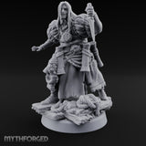 Tentacle Lashing Lantern Raising Cultist B Miniature for Dungeons and Dragons, Pathfinder or other TTRPGs