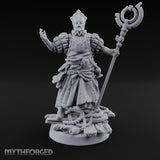 Tentacle Lashing Lantern Raising Cultist C Miniature for Dungeons and Dragons, Pathfinder or other TTRPGs