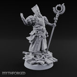 Tentacle Lashing Lantern Raising Cultist C Miniature for Dungeons and Dragons, Pathfinder or other TTRPGs