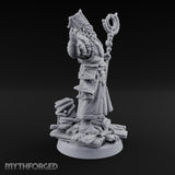 Tentacle Lashing Lantern Raising Cultist C Miniature for Dungeons and Dragons, Pathfinder or other TTRPGs
