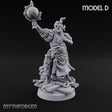 Tentacle Lashing Lantern Raising Cultist D Miniature for Dungeons and Dragons, Pathfinder or other TTRPGs