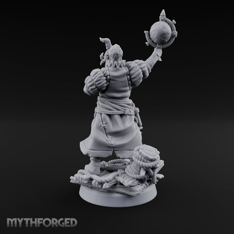 Tentacle Lashing Lantern Raising Cultist D Miniature for Dungeons and Dragons, Pathfinder or other TTRPGs