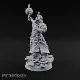 Tentacle Lashing Lantern Raising Cultist D Miniature for Dungeons and Dragons, Pathfinder or other TTRPGs