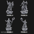 Tentacle Lashing Lantern Raising Cultists Miniature for Dungeons and Dragons, Pathfinder or other TTRPGs