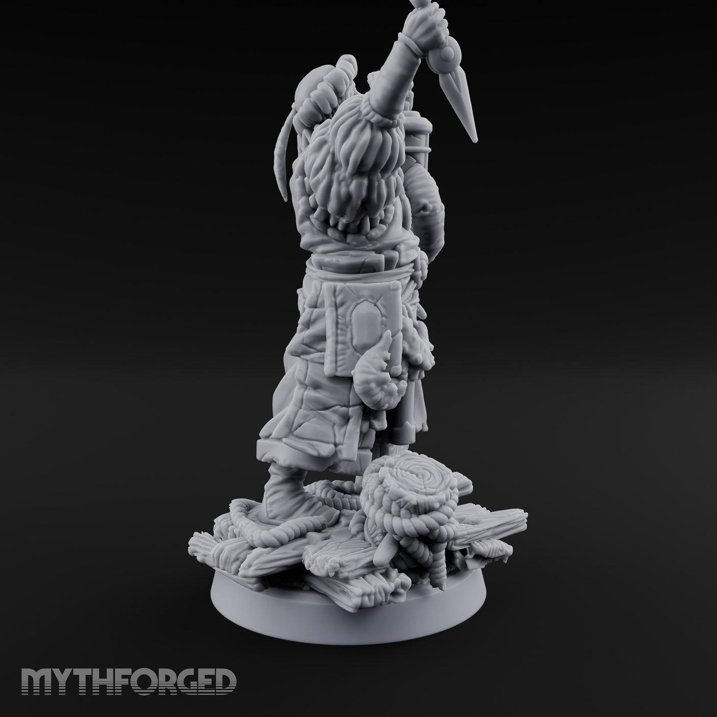 Tentacle Lashing Lantern Raising Cultists Miniature for Dungeons and Dragons, Pathfinder or other TTRPGs