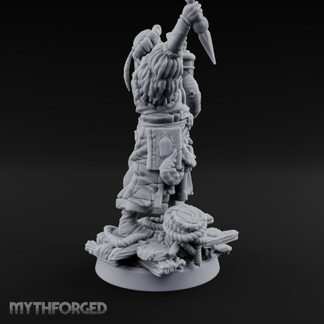 Tentacle Lashing Lantern Raising Cultists Miniature for Dungeons and Dragons, Pathfinder or other TTRPGs