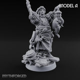 Tentacle Lashing Lantern Raising Cultists Miniature for Dungeons and Dragons, Pathfinder or other TTRPGs