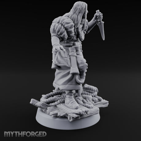 Tentacle Lashing Lantern Raising Cultists Miniature for Dungeons and Dragons, Pathfinder or other TTRPGs
