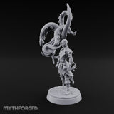 Tentacle Summoning Human Warlock Miniature for Dungeons and Dragons, Pathfinder or other TTRPGs