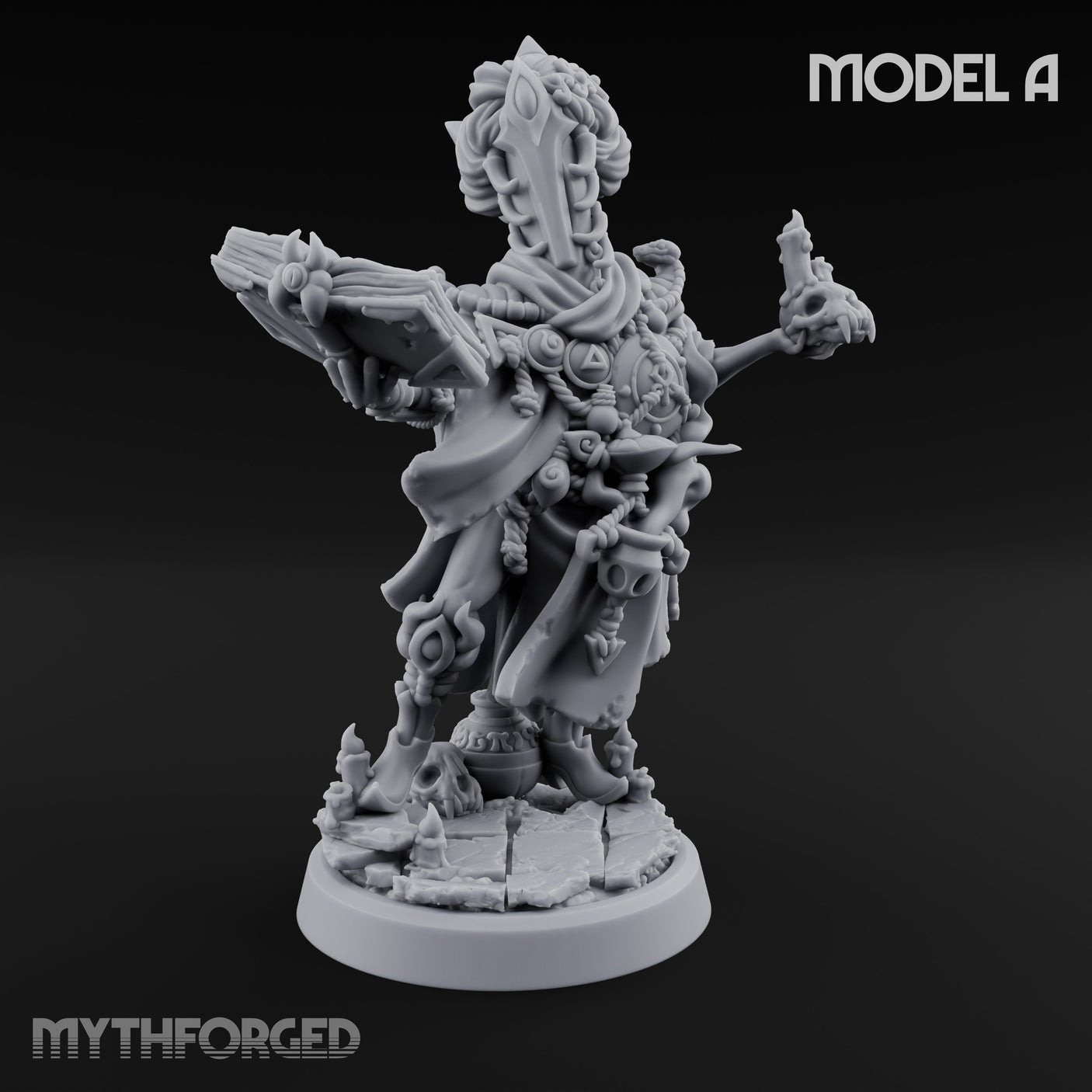 Tentacle Writhing Demon Hierophant A Miniature for Dungeons and Dragons, Pathfinder or other TTRPGs